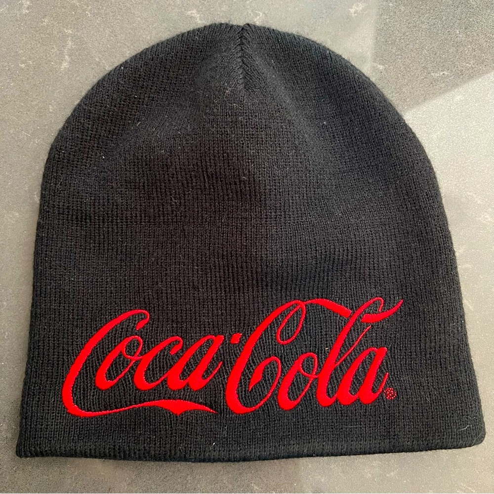 Coca-Cola Reversible Black Beanie